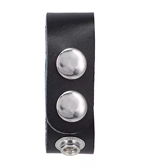 Rock Solid The Leather 3 Snap Black