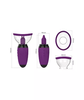 Amore Blush Suction Vibrator