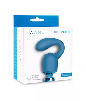 Le Wand Petite Glider Weighted Silicone Attachment - Dark Blue