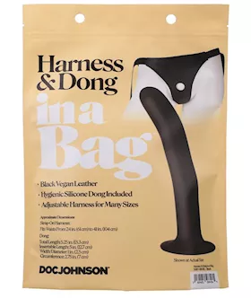 Harness & Dong In A Bag Black