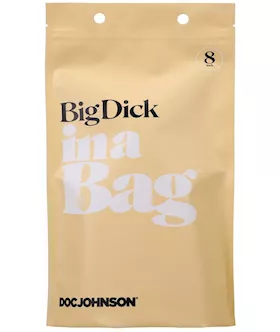 Big Dick In A Bag 8 Inch Clear