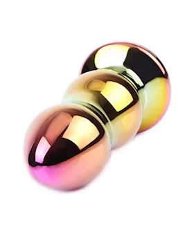 Ariel Infinity Vibrating Glass Butt Plug