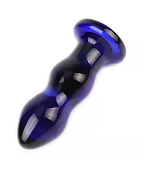 Eris Infinity Vibrating Glass Butt Plug