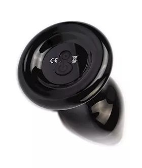 Eris Dia Vibrating Glass Butt Plug