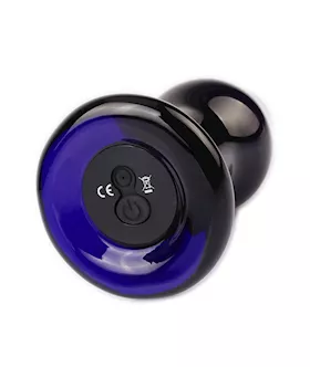 Eris Vibrating Glass Butt Plug