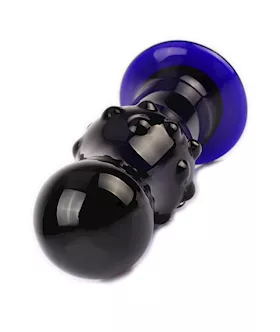 Eris Saphir Vibrating Glass Butt Plug