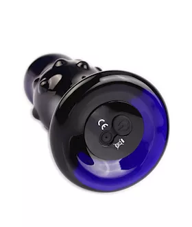 Eris Saphir Vibrating Glass Butt Plug