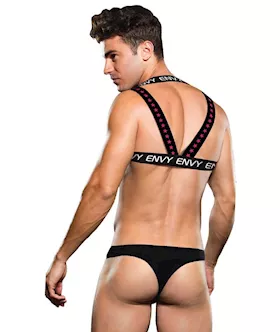 Envy Logo Harness Black/white Ml Bx