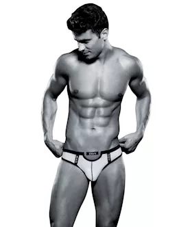 Envy Bad Boy Thong  White  SM BX