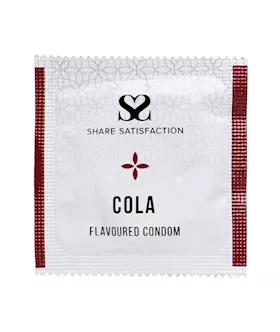 Share Satisfaction Cola Flavoured Condoms - 50 Pack
