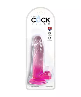 King Cock Clear W/balls