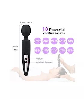 Amore Cyberflex Wand Vibrator