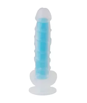Nood Colours Glow In The Dark Veiny Dildo With Balls