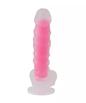 Nood Colours Glow In The Dark Veiny Dildo With Balls