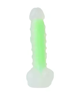 Nood Colours Glow In The Dark Veiny Dildo With Balls