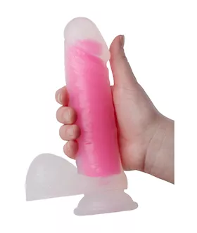 Nood Colours Glow In The Dark Dildo With Balls