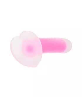 Nood Colours Glow In The Dark Dildo With Heart Shaped Base