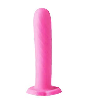 Nood Colours Dual Density Dildo With Heart Shaped Base