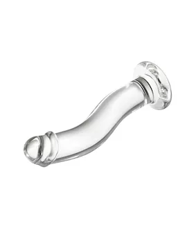 Lucent Curved Glass Dildo
