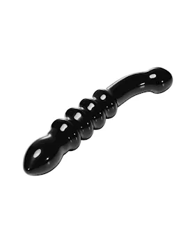 Lucent Ribbed Glass Wand