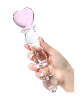 Lucent Heartfelt Glass Massager