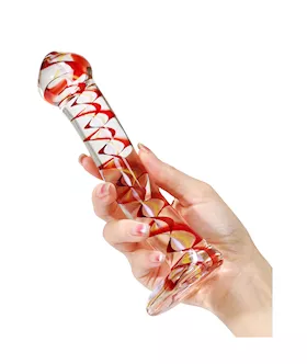 Lucent Inner Spiral Glass Dildo