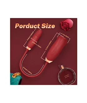 Luscious Lips Licking Vibrator With Thrusting Egg