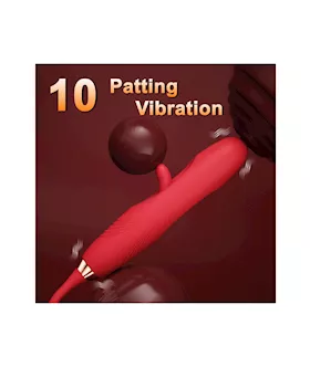 Luscious Lips Licking Vibrator With Flapper Egg