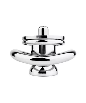 Button Hex Lock Inverted Chastity Cage