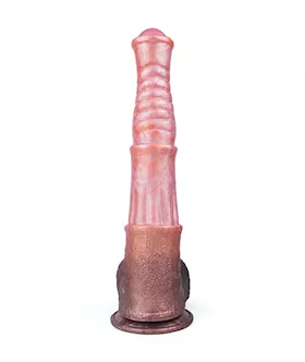 Wild Brawny Mustang Fantasy Dildo With Balls