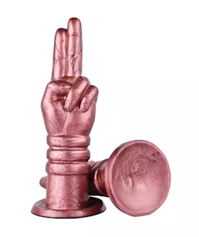 Wild Two Finger Penetrating Fantasy Dildo