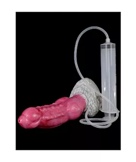 Wild Jurassic Spinosaurus Knotted Squirting Fantasy Dildo