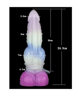 Wild Jurassic Spinosaurus Knotted Squirting Fantasy Dildo