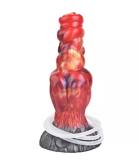 Wild Menacing Hellhound Knotted Squirting Fantasy Dildo