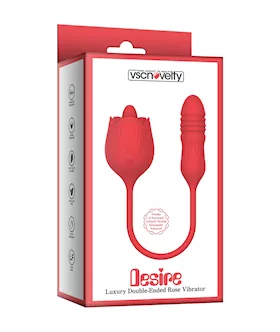 Pleasure Luxury Double-ended Licking Rose Vibrator