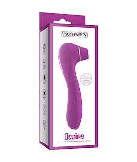 Pleasure Luxury Double Ended Suction Vibrator