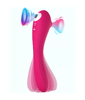 Bendable Double-ended Suction Vibe