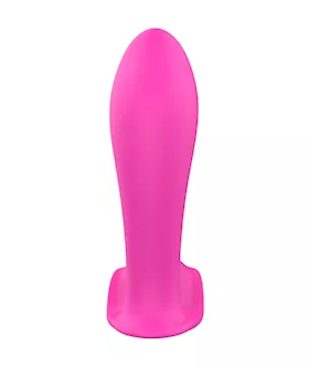 Vibrating Remote Controlled Angled Plug