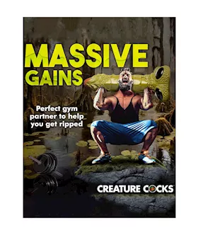 Scaly Swamp Monster - 3 Foot Giant Dildo