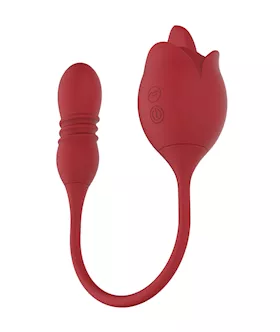 Licking Flower Vibe With Thrusting Love Egg