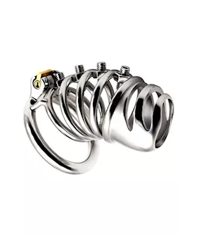 Screwup Spiked Chastity Cage
