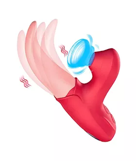 Lusty Licking Tongue Suction Vibrator