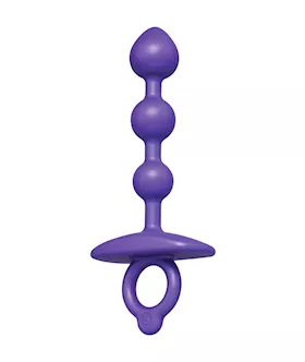 B Vibe Butties Zip Silicone Anal Beads