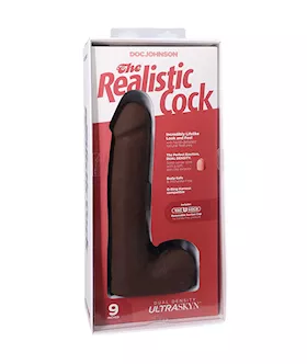 The Realistic Cock Ultraskyn - 9 Inch With Balls