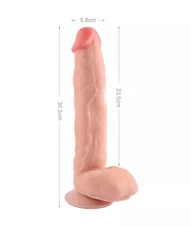 Maestro Sliding Skin Dual Layer Dildo