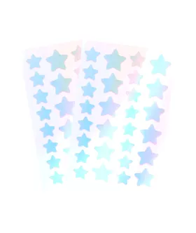 Unicorn Wishes Holographic Iridescent Star Hydrocolloid Acne Pimple Stickers SpotStix 56pk