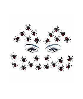 Black Widow Glitter Crystal Spider Body and Face Stix