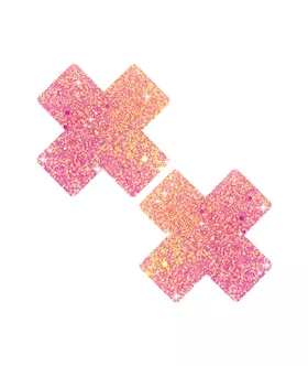 Super Sparkle Sun Kissed Chunky Glitter X Factor Nipple Cover Pasties