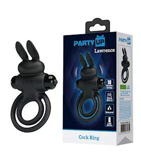 Party Up Lawrence Vibrating Cock and Balls Ring