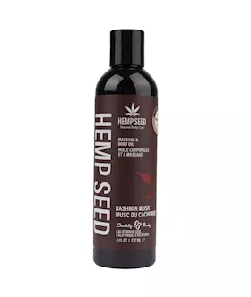 Hemp Seed Massage  Body Oil Kashmir Musk Brandy Magnolia  Vanilla Musk Scented 237ml